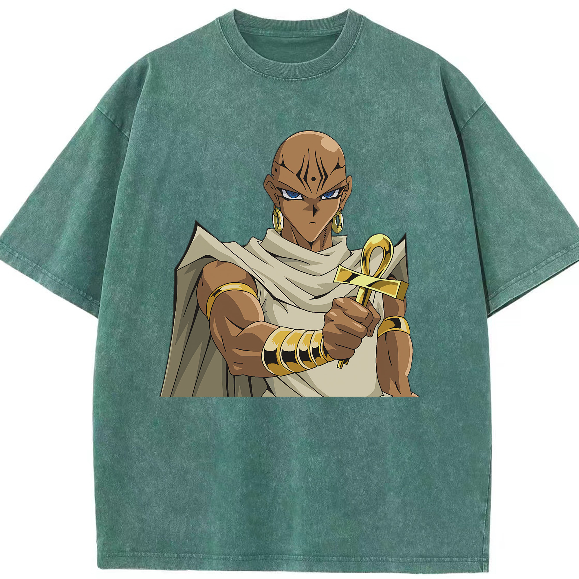 （画像用） 遊☆戯☆王 Yu-Gi-Oh! 綿100% ヴィンテージ風 半袖Tシャツ（フロントプリント）